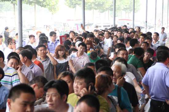 兰华永安汽车用品城一期选铺圆满成功